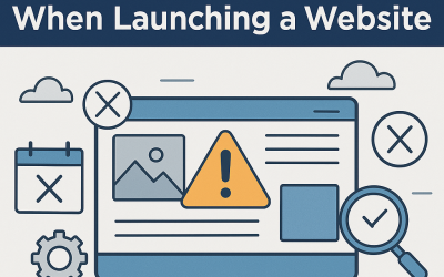 5 Mistakes to Avoid When Launching a Website
